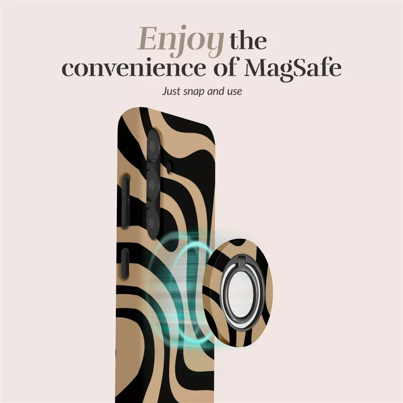 MIO Swirl MagSafe-kotelo yhteensopiva sormuspidike