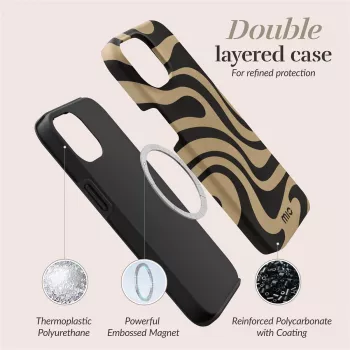 MIO Swirl MagSafe-yhteensopiva kotelo iPhone 16 Pro
