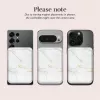 MIO White Marble MagSafe -kotelo yhteensopiva kortinpidikkeen kanssa