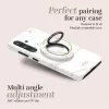 MIO White Marble MagSafe-kuori yhteensopiva sormusteline