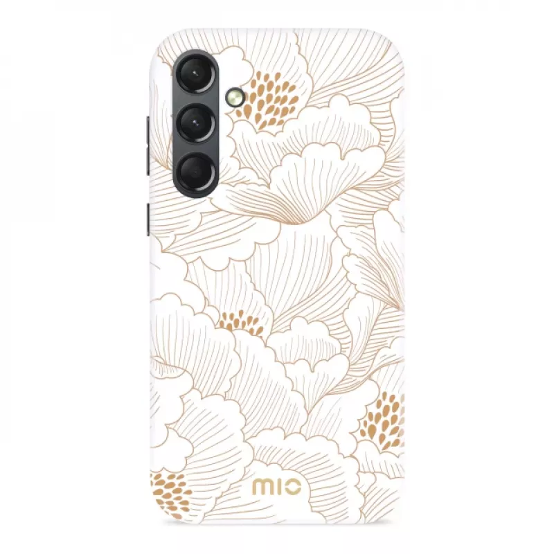 MIO White Roses Magsafe -yhteensopiva kotelo Samsung S24 5G