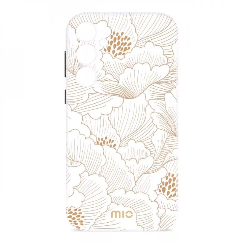 MIO White Roses MagSafe-yhteensopiva kotelo Samsung S25 Plus 5G:lle