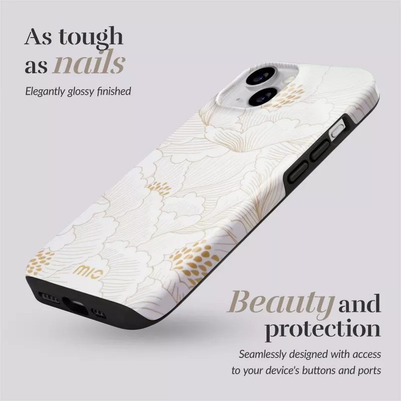 MIO White Roses MagSafe-yhteensopiva iPhone 13/14/15:lle
