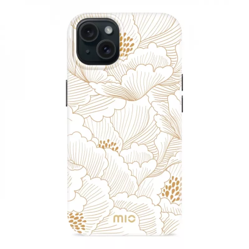 MIO White Roses MagSafe-yhteensopiva iPhone 15 Pro