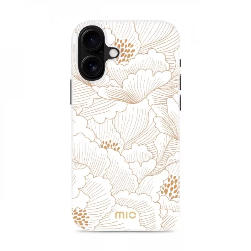 MIO White Roses MagSafe-yhteensopiva iPhone 16 Plus