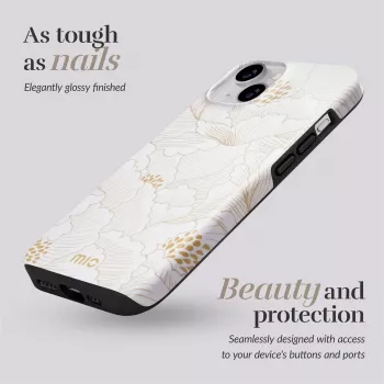 MIO White Roses MagSafe -yhteensopiva iPhone 16 Pro