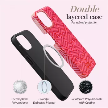 MIO Wild Hearts MagSafe-yhteensopiva iPhone 16 Pro Max -puhelimelle