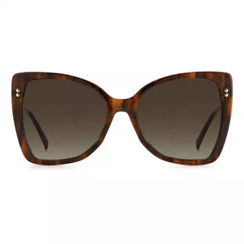 MISSONI naisten aurinkolasit MIS0083S086 - Butterfly-asetaattikehys, ruskeat liukuvärilinssit, 58 mm