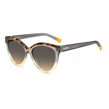 MISSONI naisten aurinkolasit MIS0088SMQEF7 - suorakaiteen muotoinen asetaattikehys, UV400-suoja, 57 mm linssit