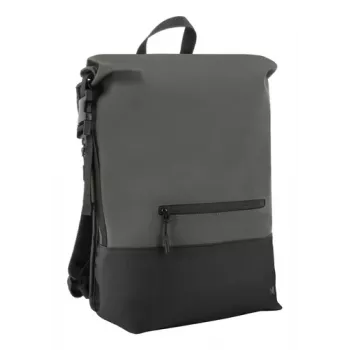 MOBILIS Two-Tone Rolltop Backpack 14-16 harmaa/musta 25L