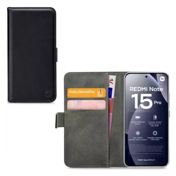 Mobilize Classic Gelly Wallet Book -kotelo Xiaomi Redmi Note 15 Pro musta