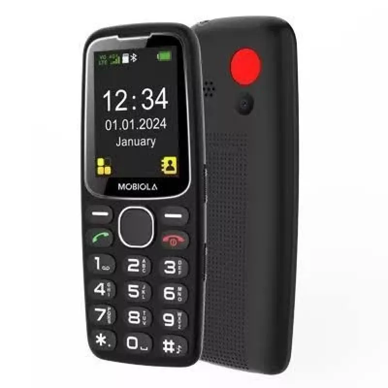 Mobiola MB4120 peruspuhelin, musta