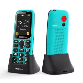 Mobiola MB4120 peruspuhelin, turkoosi