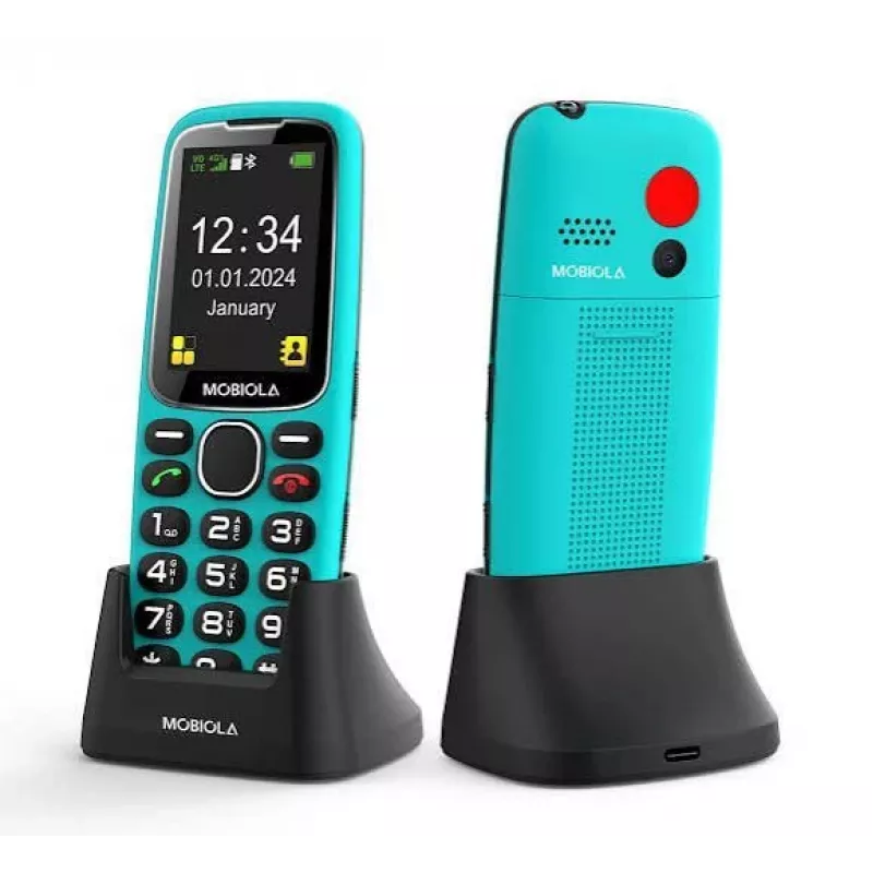 Mobiola MB4120 peruspuhelin, turkoosi