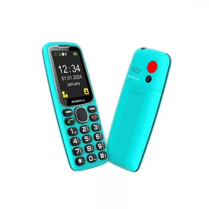 Mobiola MB4120 peruspuhelin, turkoosi