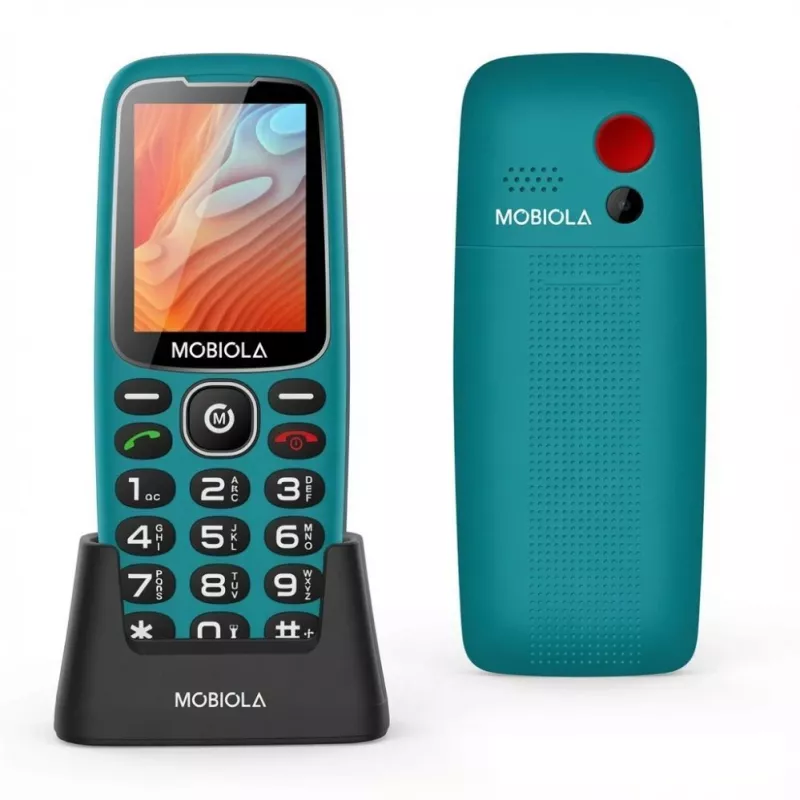 Mobiola MB4120 peruspuhelin, turkoosi