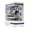 MODECOM Volcano AQ200 ARGB Midi-Tower-kotelo valkoinen