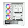 MODECOM Volcano AQ300 ARGB Mid Tower kotelo valkoinen