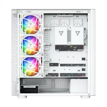 MODECOM Volcano AQ300 ARGB Mid Tower kotelo valkoinen