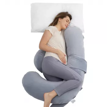 Momcozy PP007 F-Shape raskaustyyny harmaa