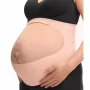 Momcozy raskausvatsanauha (L) - nude, mukava ja tukeva tukivyö raskausaikaan