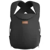 MOMCOZY Weesnug vastasyntyneen kantoliina puuvilla musta