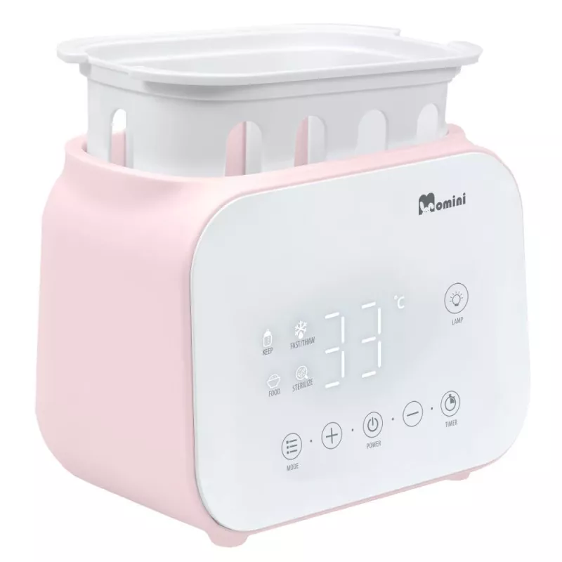 Momini MelloDuo 3-in-1 sterilointilaite ja pullonlämmitin