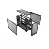 Montech TEN (B) Mini-Tower-PC-kotelo, karkaistu lasi, musta, Micro-ATX/Mini-ITX