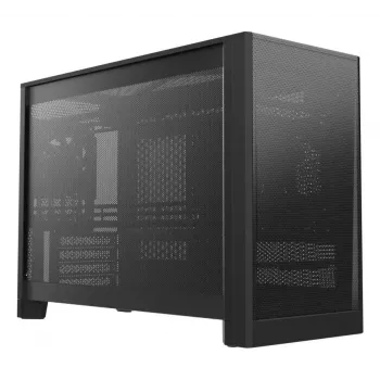 Montech TEN (B) Mini-Tower-PC-kotelo, karkaistu lasi, musta, Micro-ATX/Mini-ITX