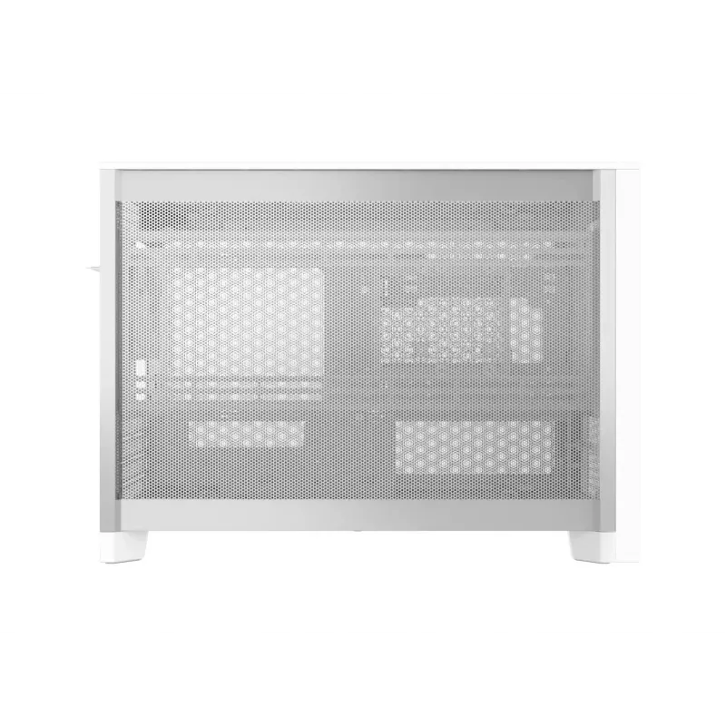 MONTECH TEN (W) Mini Tower PC-kotelo valkoinen - Micro ATX / Mini-ITX, Tempered Glass, ARGB