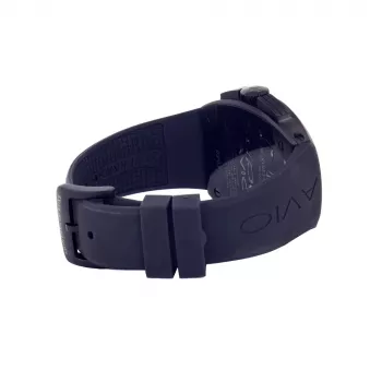 Montres de Luxe miesten automaattikello 09SA-BK-1002 48 mm musta kellotaulu nahkaranneke