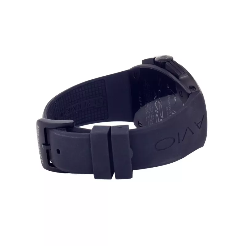 Montres de Luxe miesten automaattinen kello 09SA-BK-1002 48mm musta kellotaulu nahkaranneke