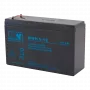 MPL Power Elektro MWH 5-12L UPS-akku lyijyhappoakku VRLA AGM huoltovapaa 12V 6Ah musta
