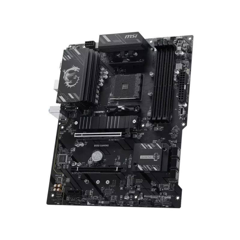 MSI B550 GAMING -emolevy - AMD B550 -piirisarja, kanta AM4, ATX, DDR4, HDMI/DP