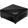 MSI Cubi 5 12M 407BEU barebone Mini-PC, Intel Core i3-1215U, 0GB RAM, ei tallennustilaa, Wi-Fi 6E, Bluetooth 5.3, musta