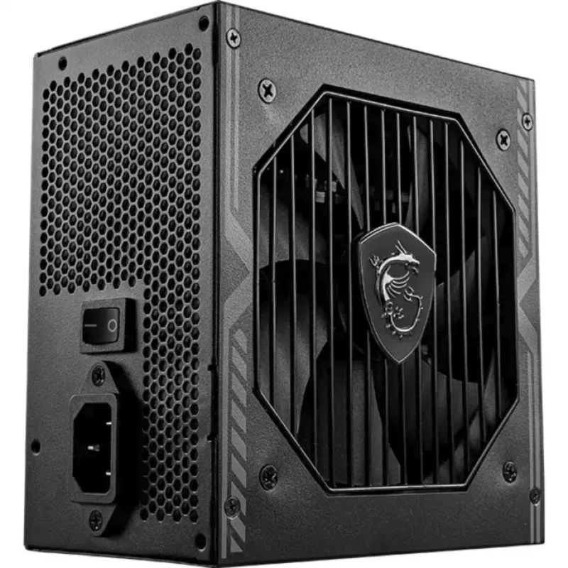 MSI MAG A750BN PCIE5 III 750W virtalähde, 80 PLUS Bronze, ei-modulaarinen, musta