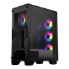 MSI MAG FORGE 130A Airflow ATX Mid-Tower -pelikotelo - musta, temperlas, 4x ARGB-tuuletin