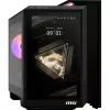 MSI MEG Vision X AI 2NVV9-285AT pöytätietokone (musta/läpinäkyvä, Windows 11 Home)