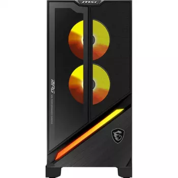 MSI MPG Infinite Z3 9NVPR7-883AT pelipöytätietokone, AMD Ryzen 7 9700X, 32GB RAM, 1TB SSD, RTX 5070, Windows 11 Home, musta/läpinäkyvä