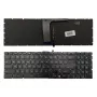 MSI MS-16JB kannettavan varaosakirjoitusnäppäimistö - US Englanti QWERTY, taustavalaistu, musta