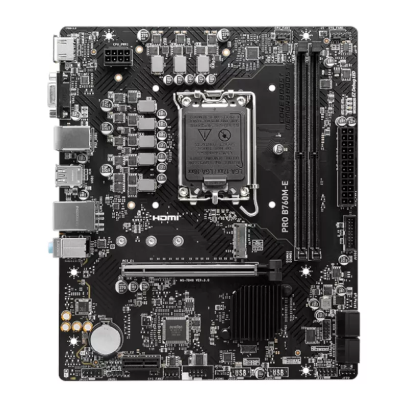MSI PRO B760M-E DDR5 LGA1700 Micro-ATX-emolevy