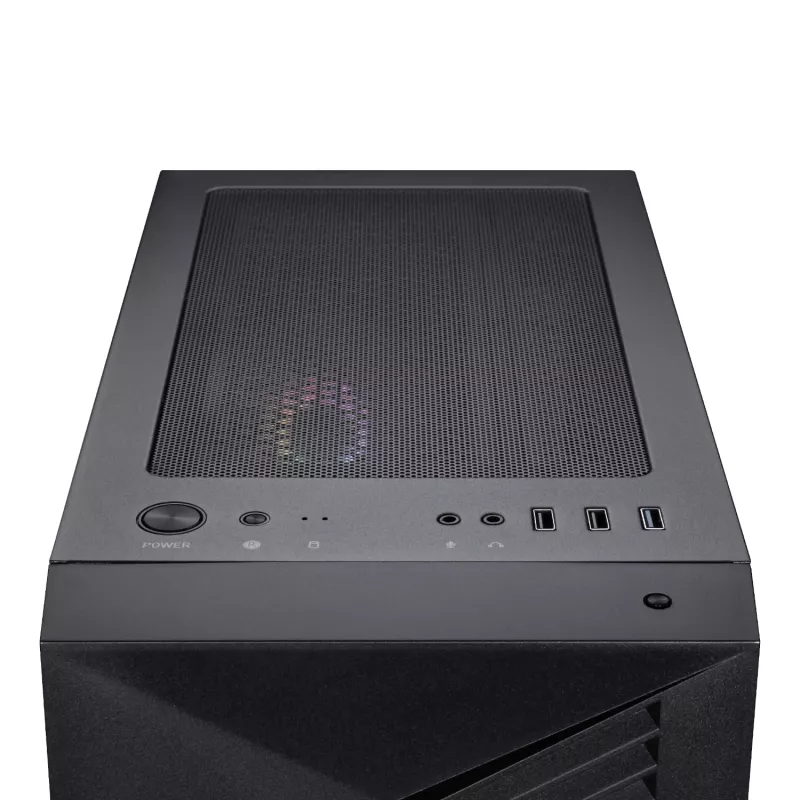 MSI PRO FORGE M050A Micro-ATX -pelikotelo - musta