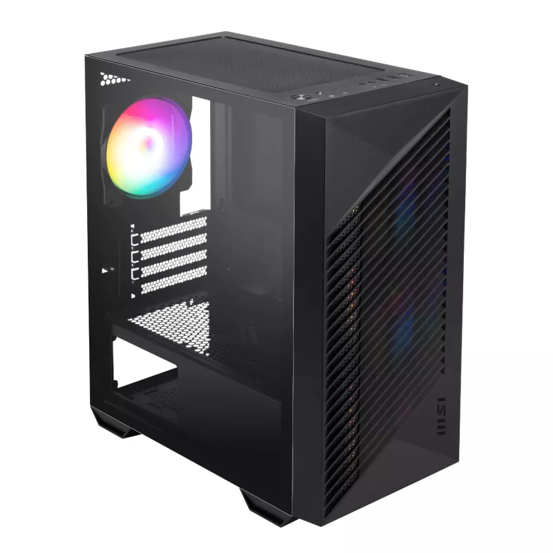 MSI PRO FORGE M050A Micro-ATX -pelikotelo - musta