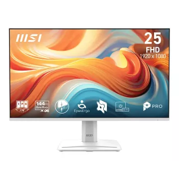 MSI PRO MP251W E14A 24,5 tuuman Full HD IPS 100 Hz toimistomonitori, valkoinen