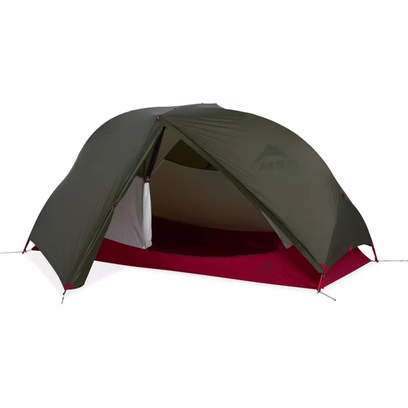 MSR Hubba Hubba Bikepack Tent 1 hengen vihreä