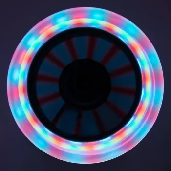 MUUWMI alumiininen potkulauta Neon, 125 mm, valaisevilla pyörillä