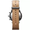 MVMT naisten kello D-MV01-WT (42mm) – valkoinen kellotaulu, valkoinen nahkaranneke