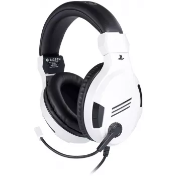 NACON PS4 pelikuulokkeet V3 valkoinen - johdolliset korvakuulokkeet mikrofonilla PlayStation 4-, PC- ja mobiililaitteille