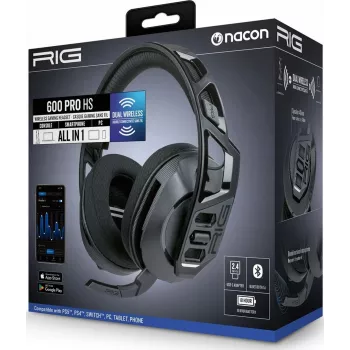NACON RIG 600 PRO HS kuulokkeet, musta