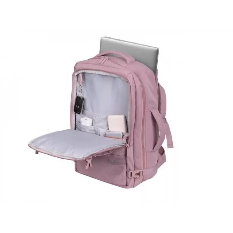 Natec Camel Lite 15,6 tuuman kannettavan reppu 19 L pinkki